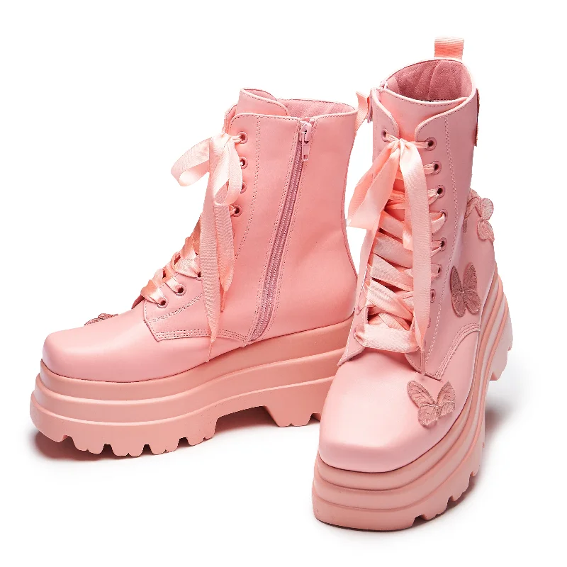 Good Fairy Queen Butterfly Boots - Pink - PRE ORDER