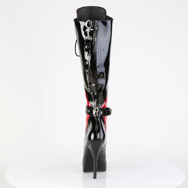 Scarlet Seduction Knee High Boots Indulge-2028