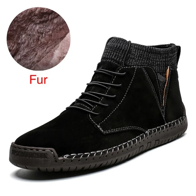 Black Fur / 6.5 / D - Medium