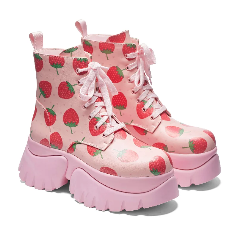 Strawberry Spongecake Pink Vilun Boots