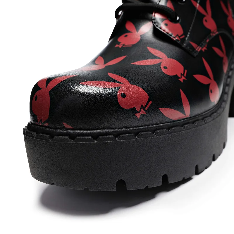 Playboy Reprise Red Switch Boots