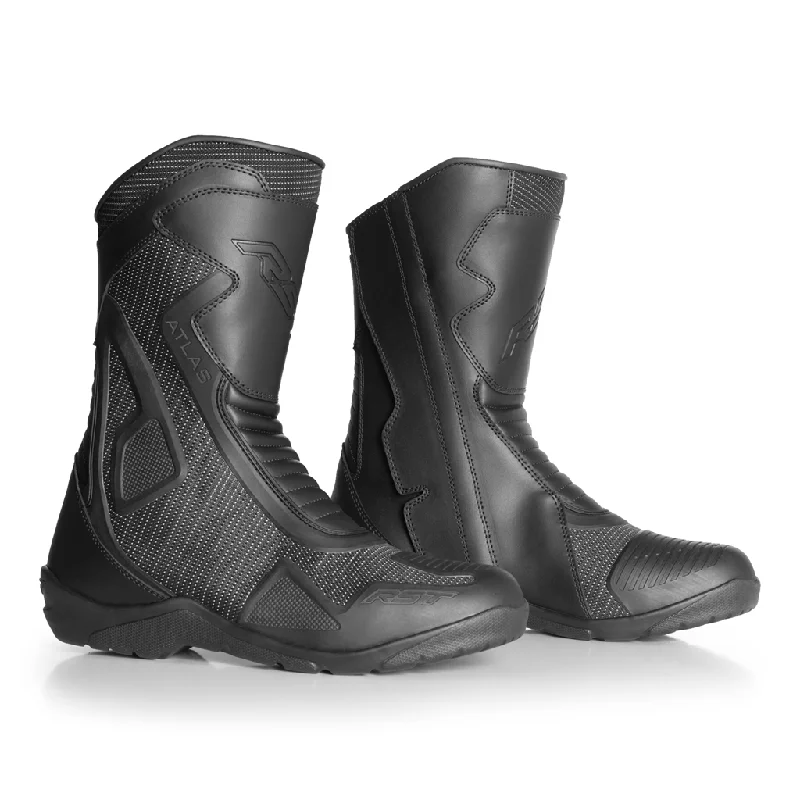 RST Atlas CE Waterproof Leather Boots - Black