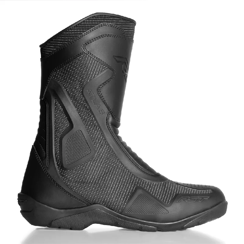 RST Atlas CE Waterproof Leather Boots - Black