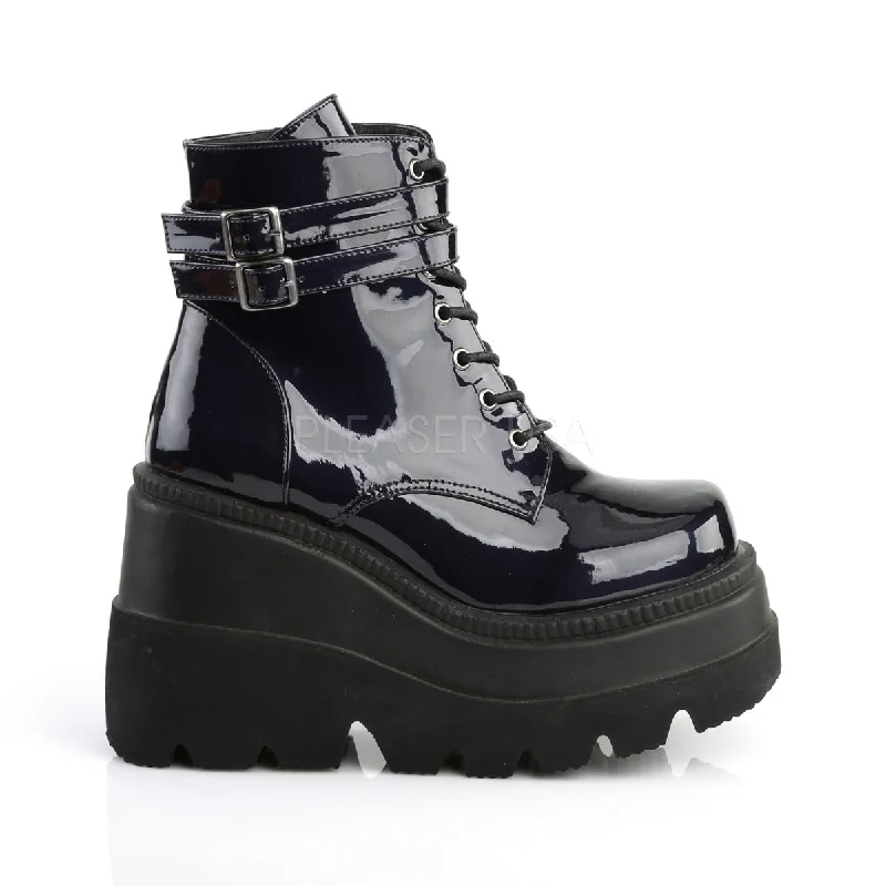 Shaker-52 Wedge Platform Hologram Boots