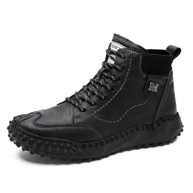 Silver Men's Winter Boots