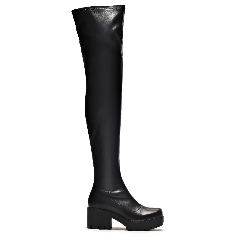 The Harmony Stretch Thigh High Boots