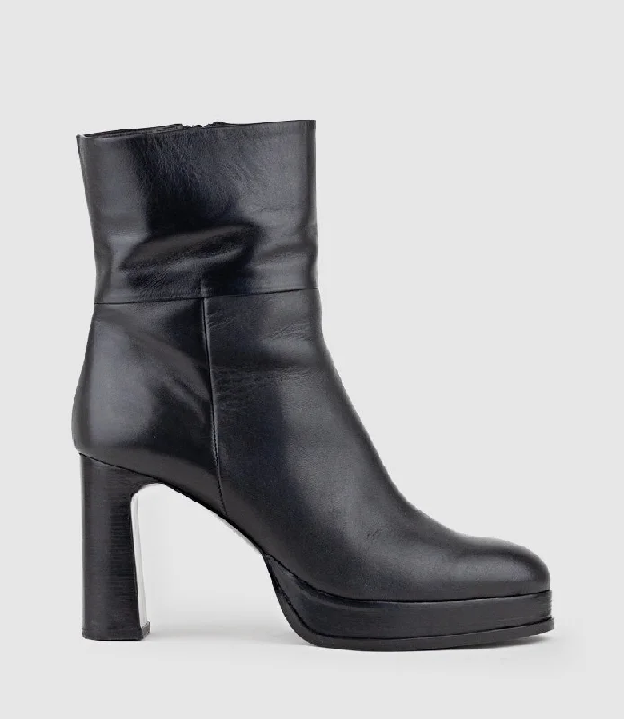 ULLA95 Platform Ankle Boot in Black