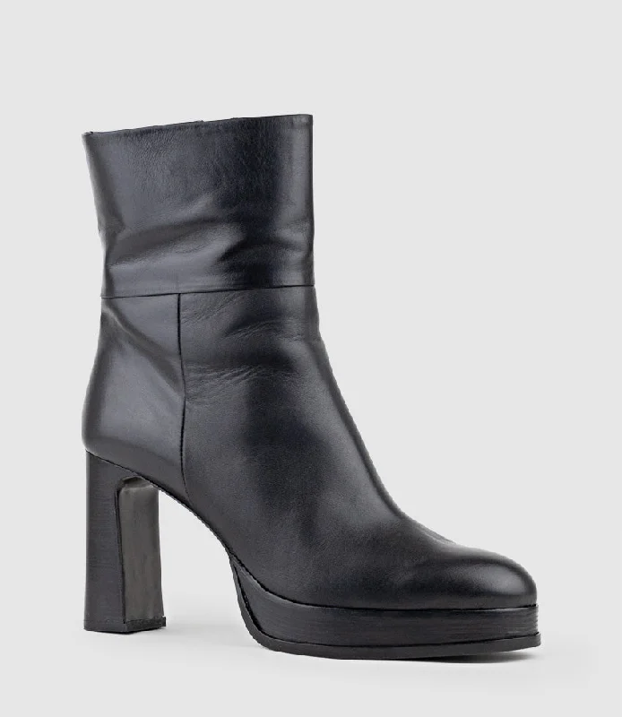 ULLA95 Platform Ankle Boot in Black