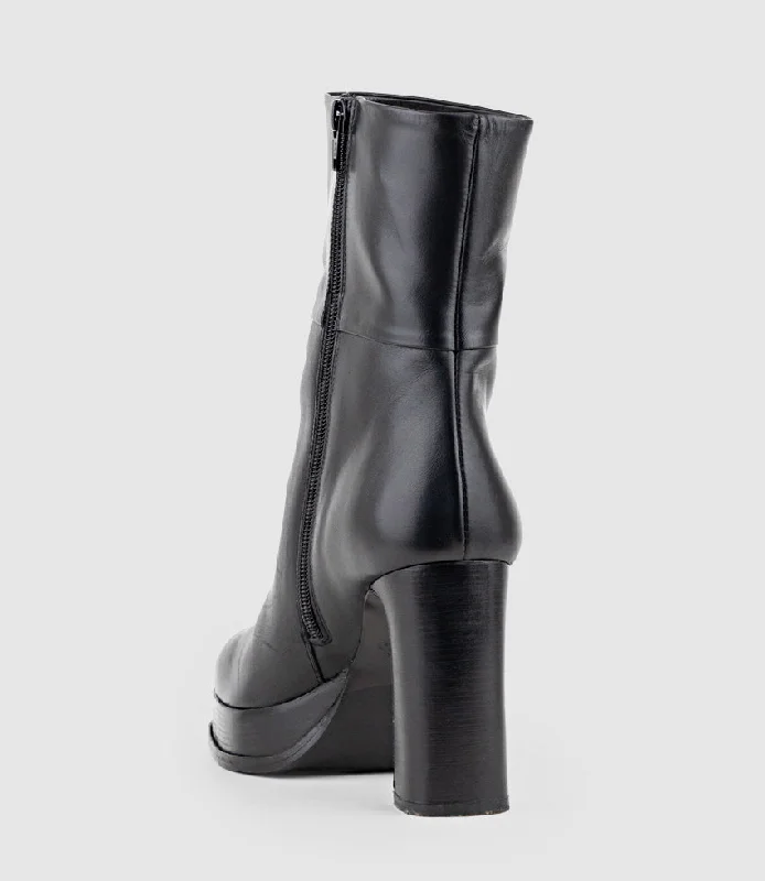 ULLA95 Platform Ankle Boot in Black