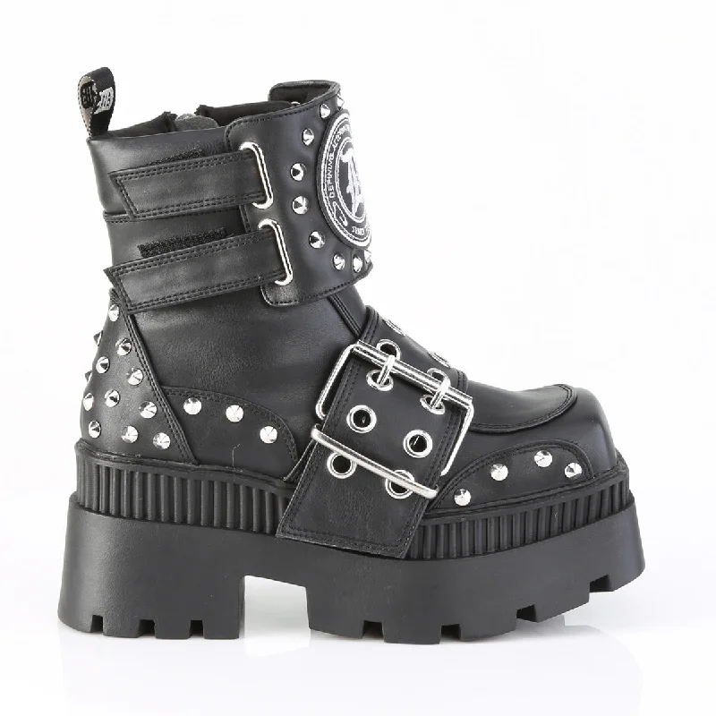 Groundbreaker Chunky Heel Platform Boots Wrath-58