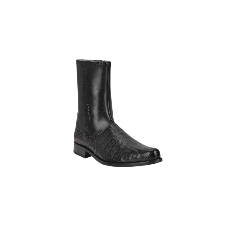 Cuadra Men's Caiman Ankle Black Boots