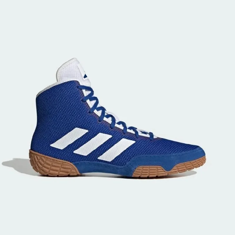 adidas Mens Tech Fall 2.0 Blue Wrestling Shoes