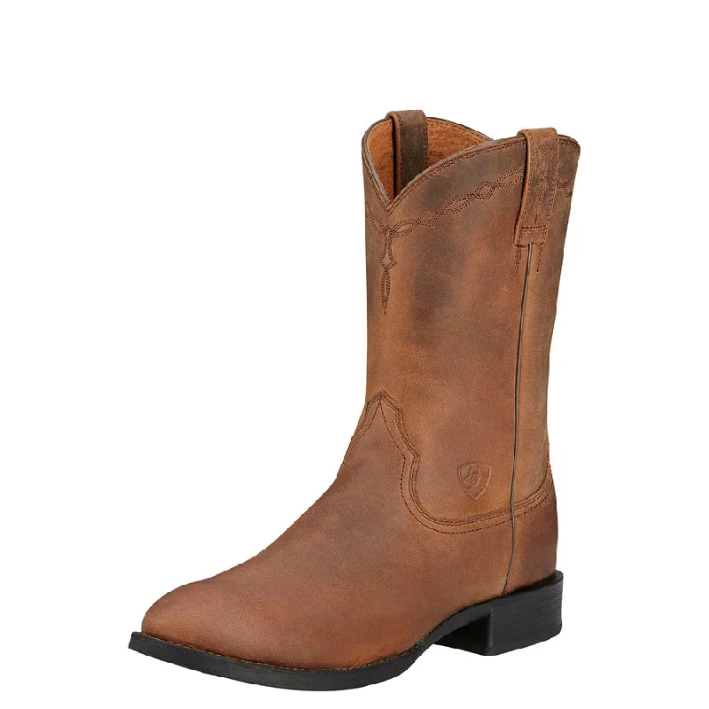 Ariat Mens Heritage ATS Roper Western Boots