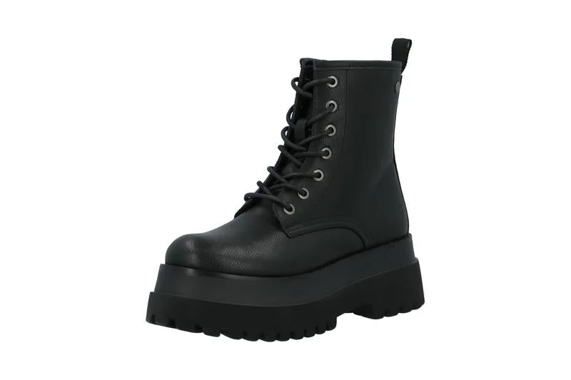 Biagas Black Lace Up Boots