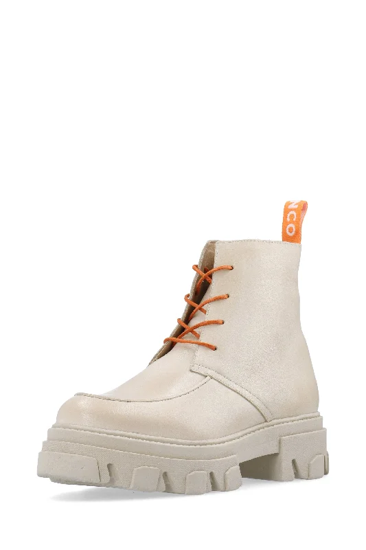 Biaginny Sand Lace Up Boots