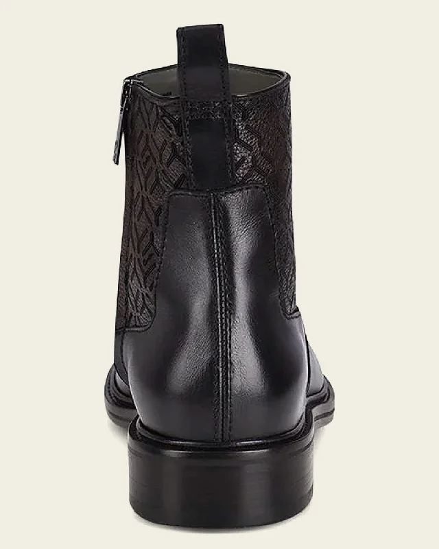 Dress bootie chelsea black leather