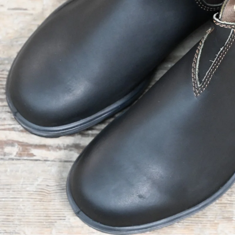 Blundstone Slip On In Stout Brown Leather