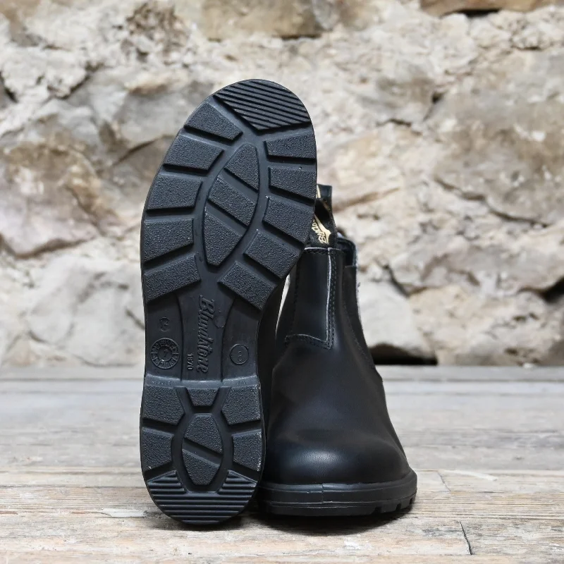 Blundstone Slip On In Premium Black Leather