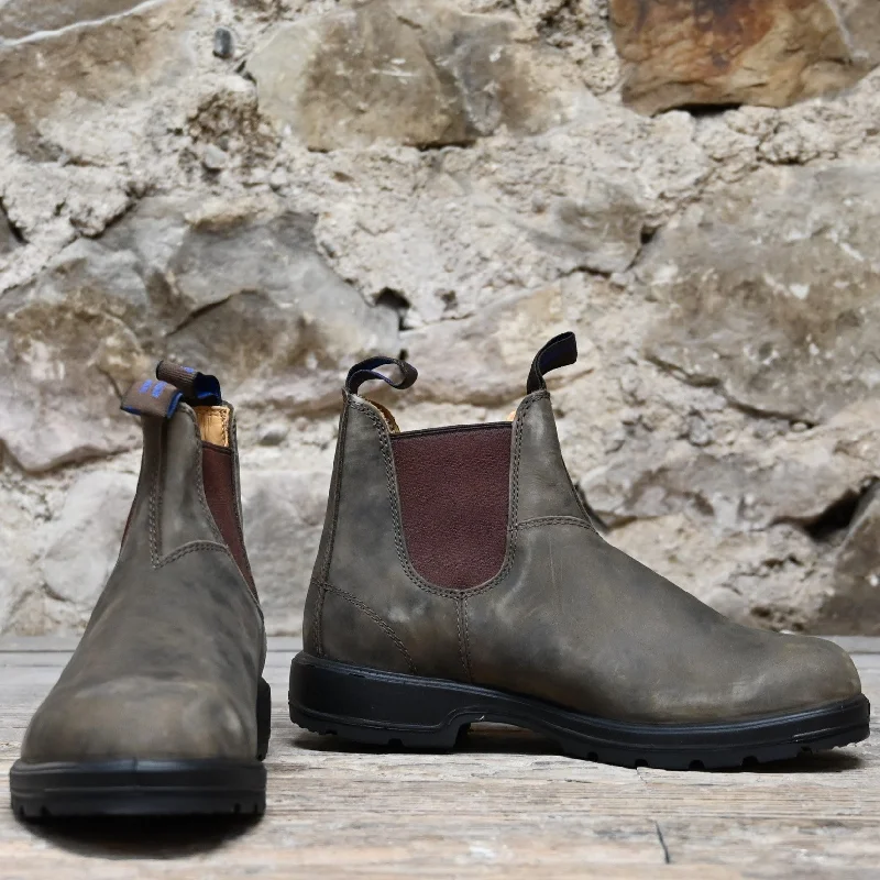 Blundstone Slip On Waterproof Thinsulate In Rustic Brown