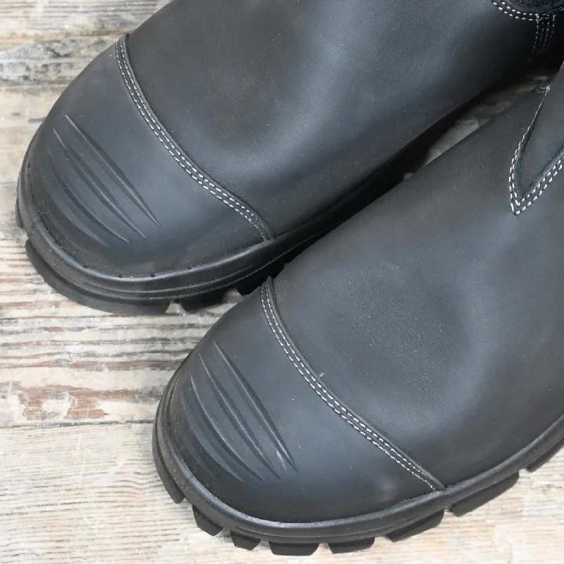 Blundstone Slip On Work Boot W/Safety Ratings In Black