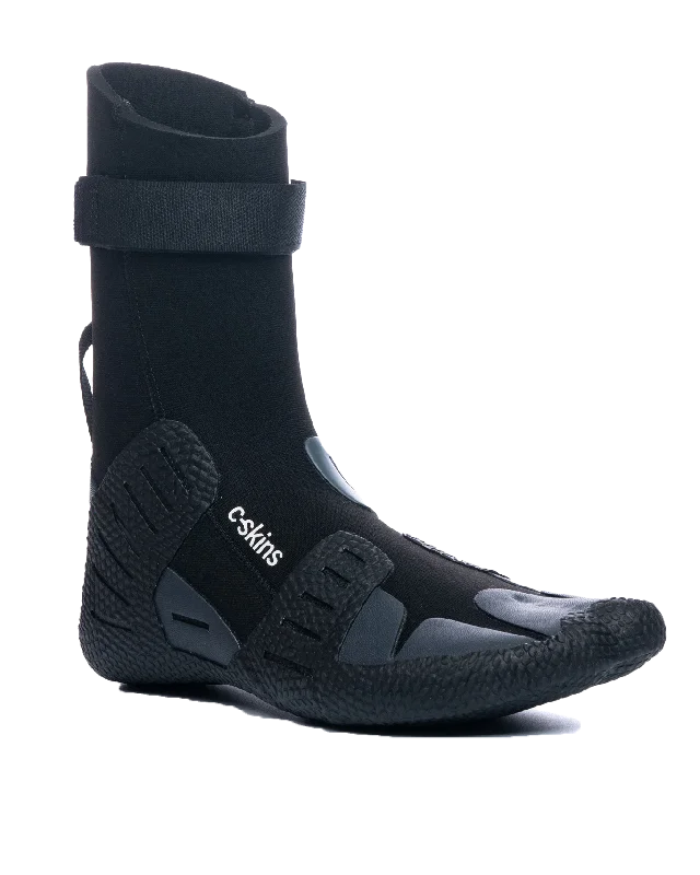 Session 5mm Split Toe Wetsuit Boots in Black & Charcoal