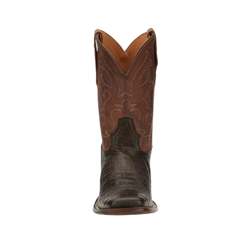 Tony Lama Men's Canyon Brown Caiman Boots