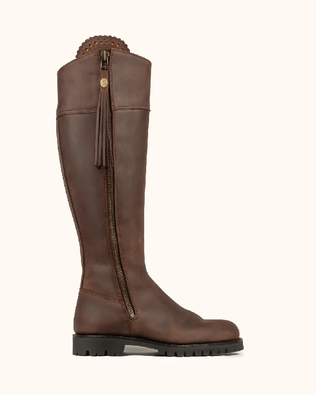 Cascada Waterproof Boot Tread Sole - Brown