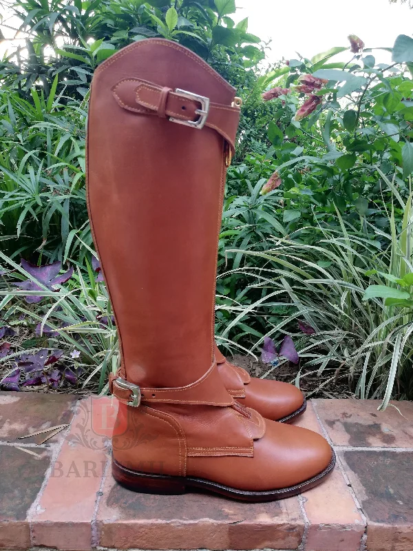 Equestrian Boots - Tan Calf