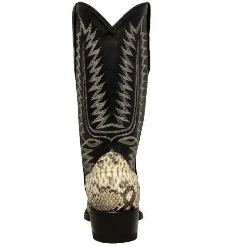 Cowtown Men’s Back Cut Python Exotic Boots W808