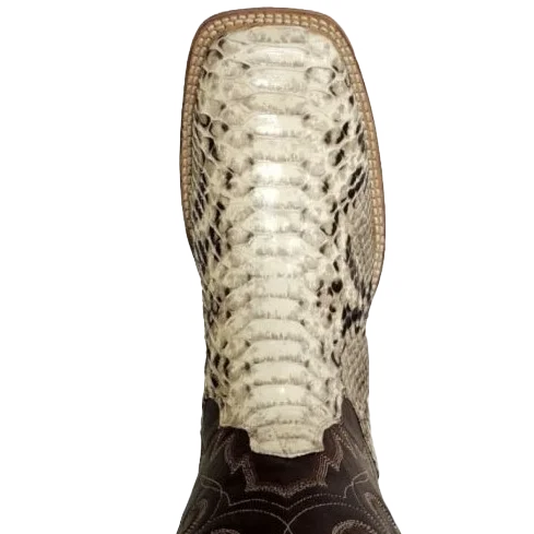 Cowtown Men’s Square Toe Python Boot Q818