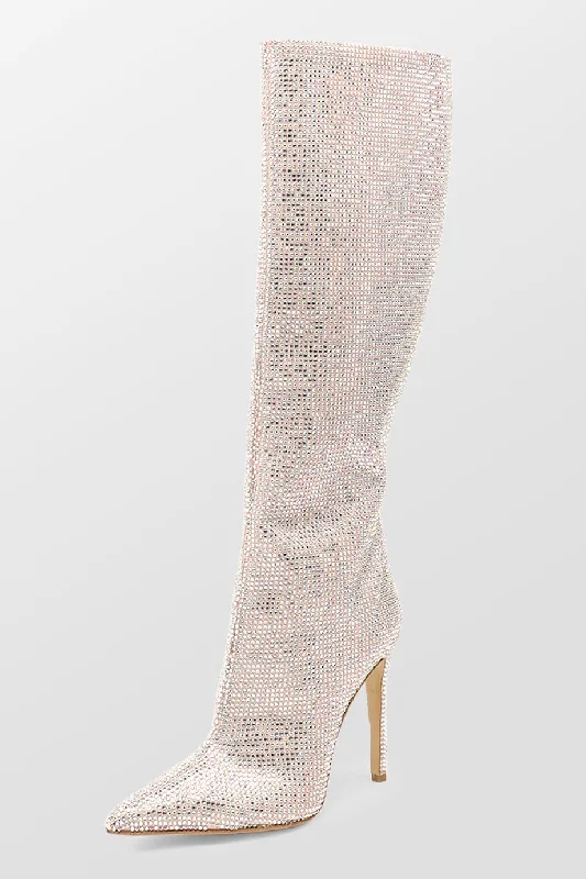 Crystal Embellished Boots