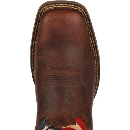 DURANGO MEN'S REBEL PATRIOTIC WESTERN FLAG BOOT #DB5554