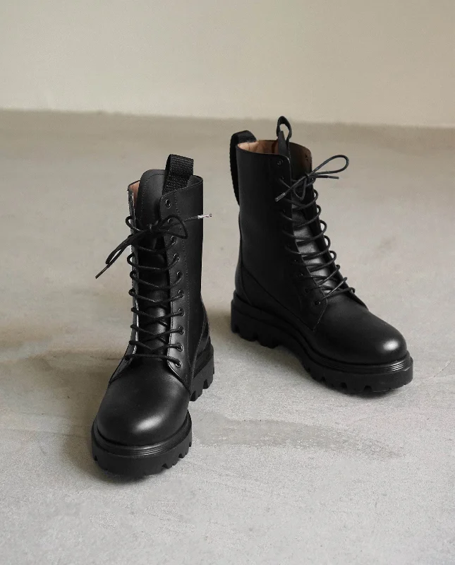 Lovi Black Leather Boots