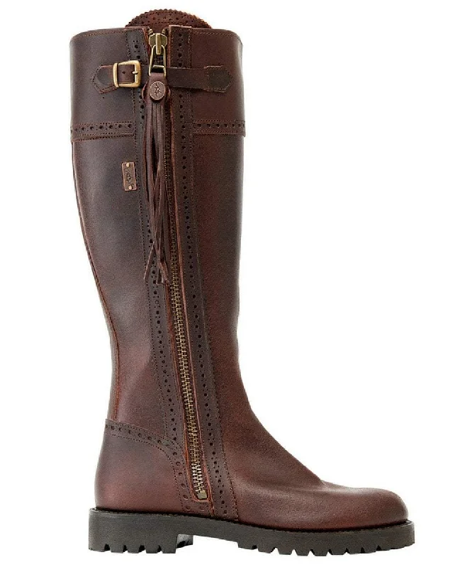 Classic Spanish Riding Boots Full Calf Tread Sole