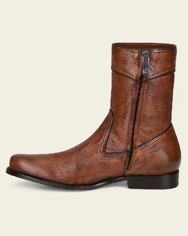 Dress boot honey deer leather