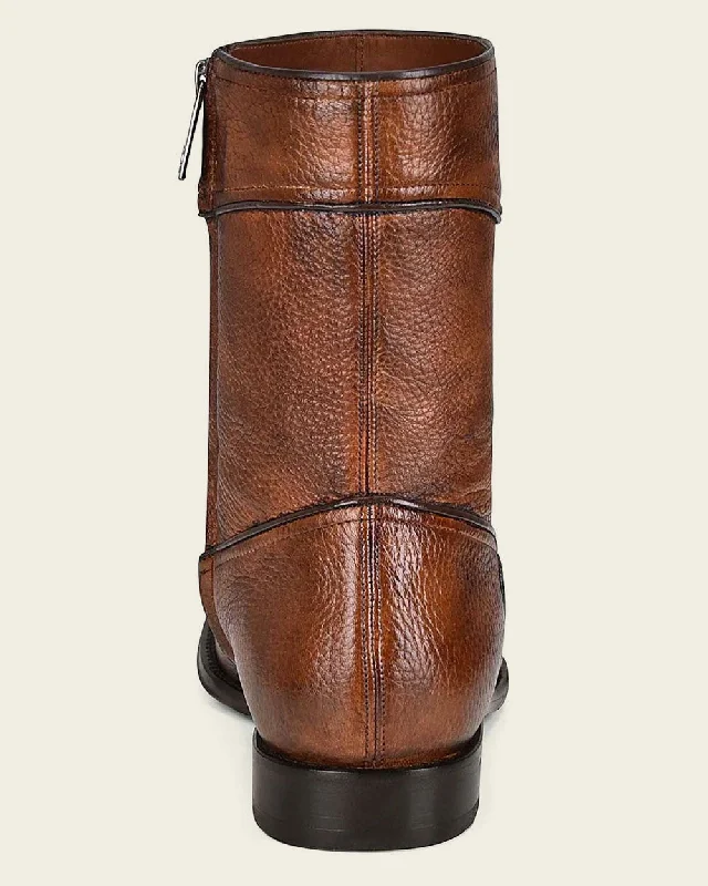 Dress boot honey deer leather