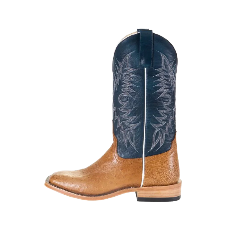 Horse Power Men's Antique Saddle Smooth Blue Kombat Boots