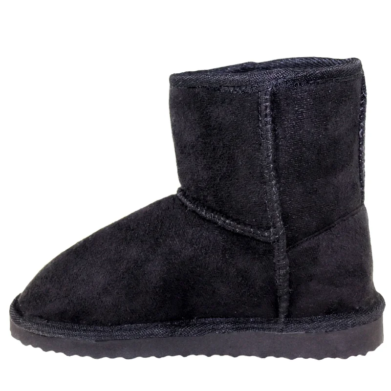 Kids Unisex Faux Suede Boots