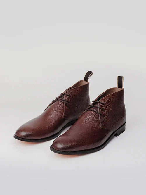 Lakka Chukka Boot -Dark Brown Grain