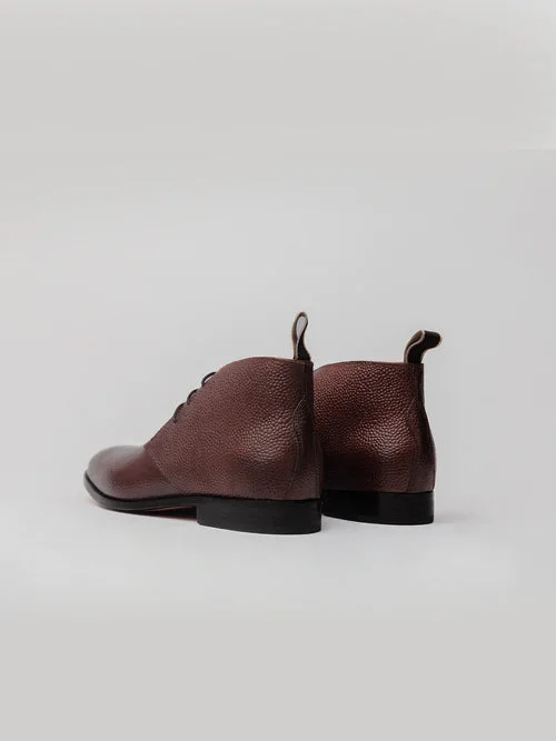 Lakka Chukka Boot -Dark Brown Grain