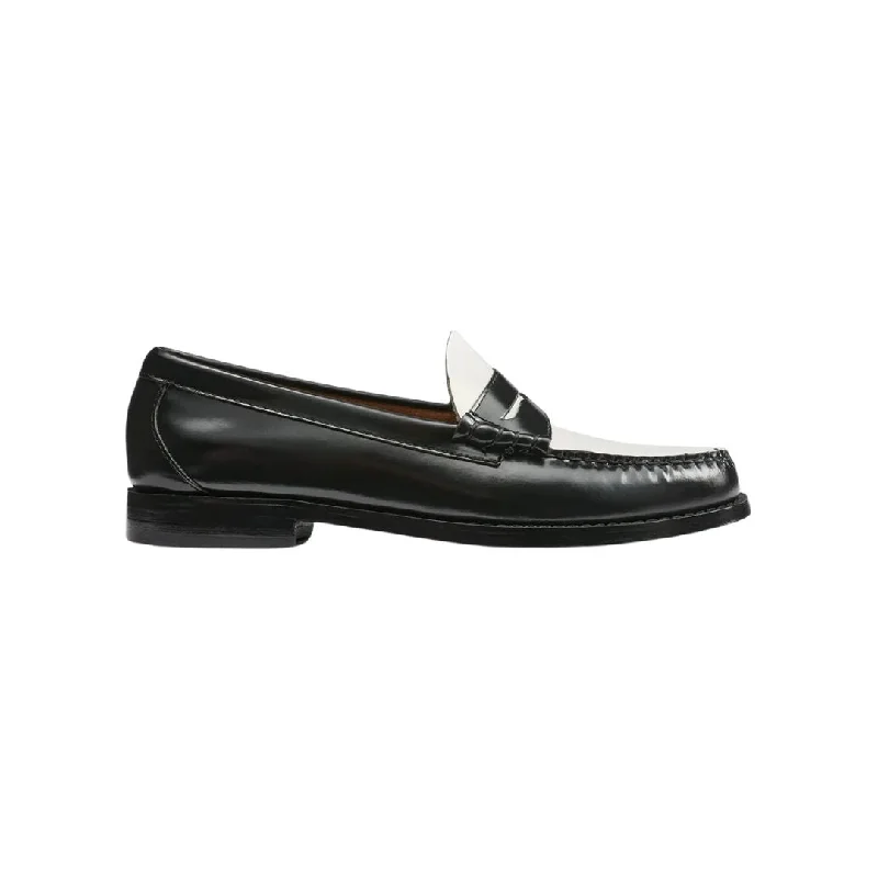 Larson Weejuns Loafer (Black + White)