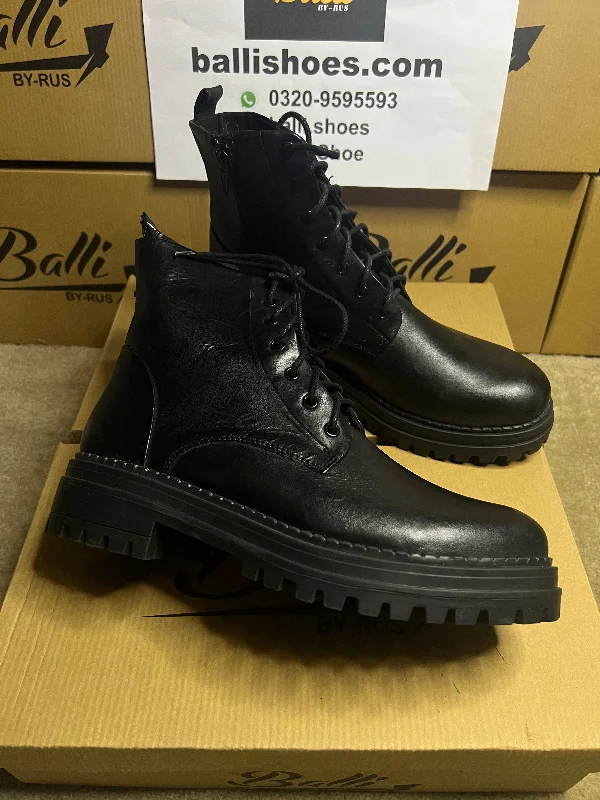 Leather Combat Boots (SB-03) (LSL-43)