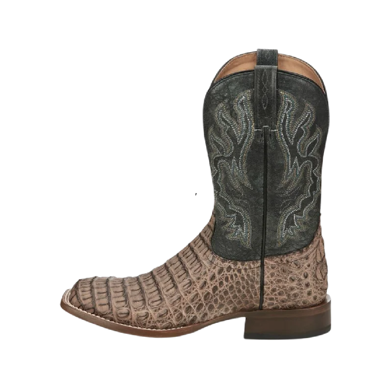 Tony Lama Men's Marfa Caiman Bone Square Toe Boot