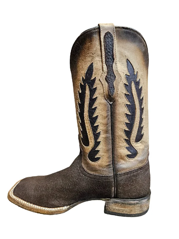 MEN'S BLACK JACK CHOCOLATE CAPYBARA WESTERN BOOTS CH3012-96