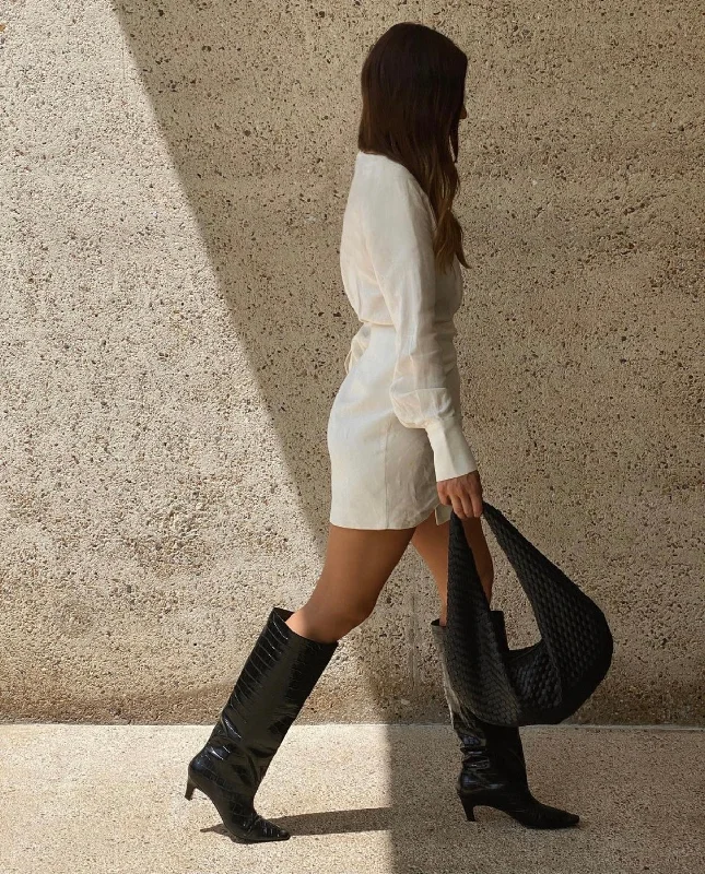 October knee high boots