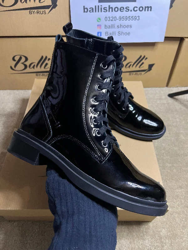 Patent leather boots (Sb-01)