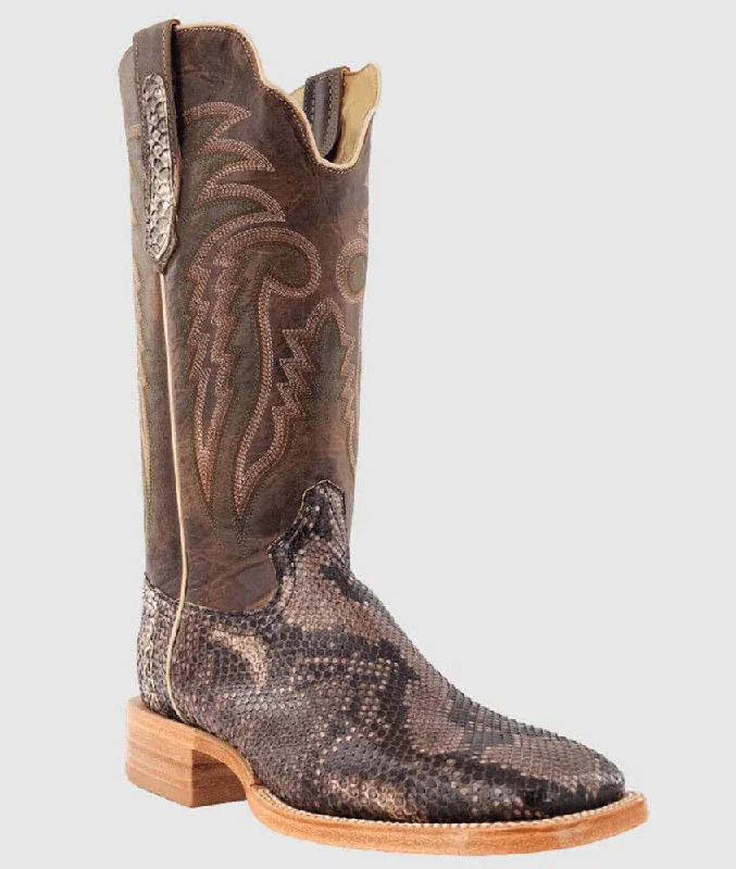 R. Watson Men's Rustic Python Belly Exotic Boot RW7913-2