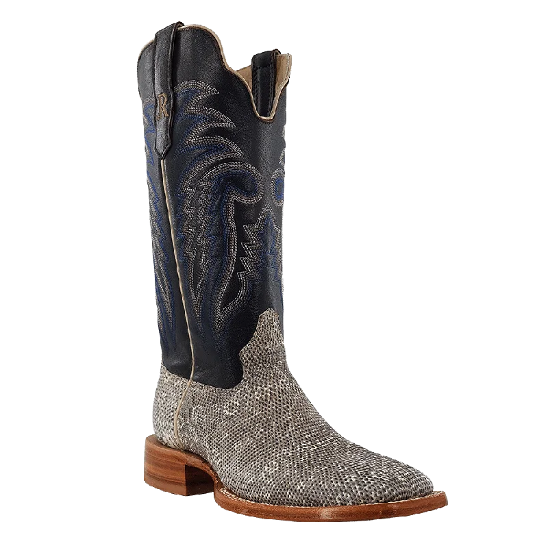 RW7900-2 Natural Ring Lizard Exotic Western Boots