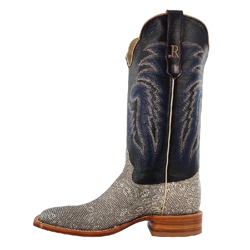 RW7900-2 Natural Ring Lizard Exotic Western Boots