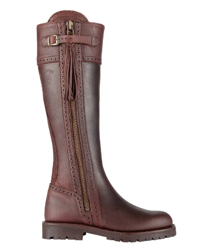 Classic Spanish Riding Boots Tread Sole